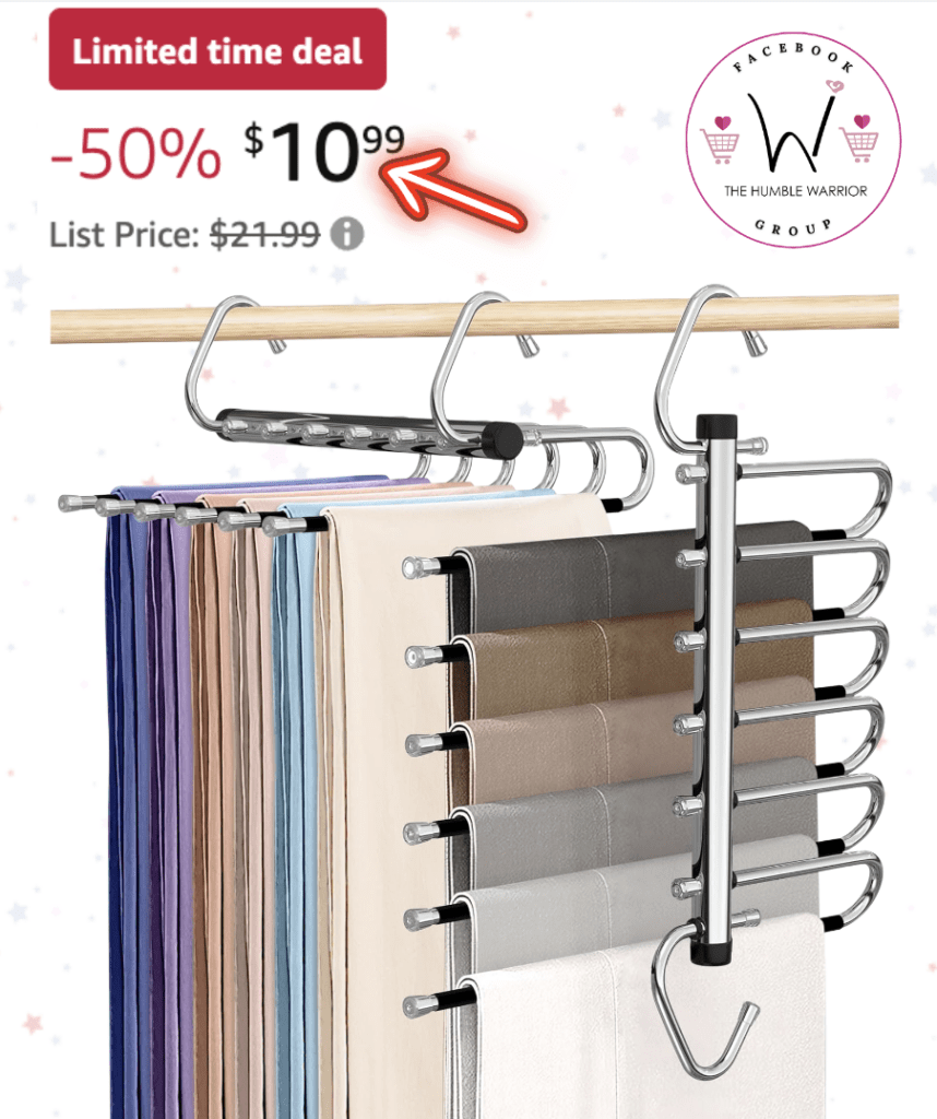 2-pack of pants hangers!